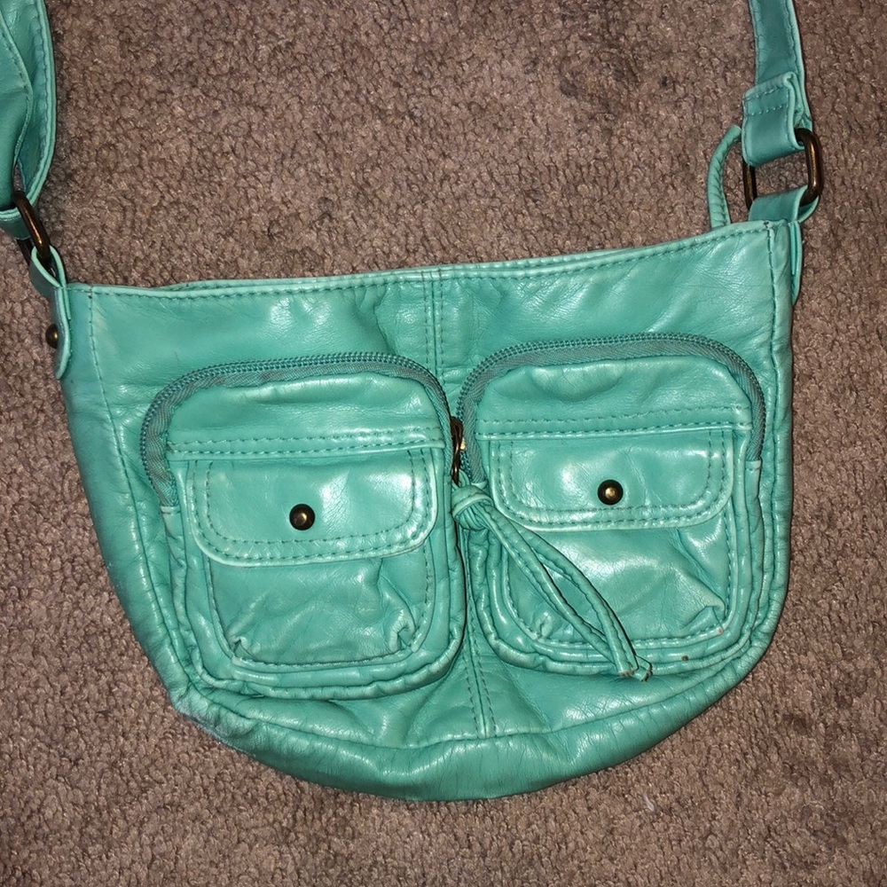 Mint green crossbody bag!